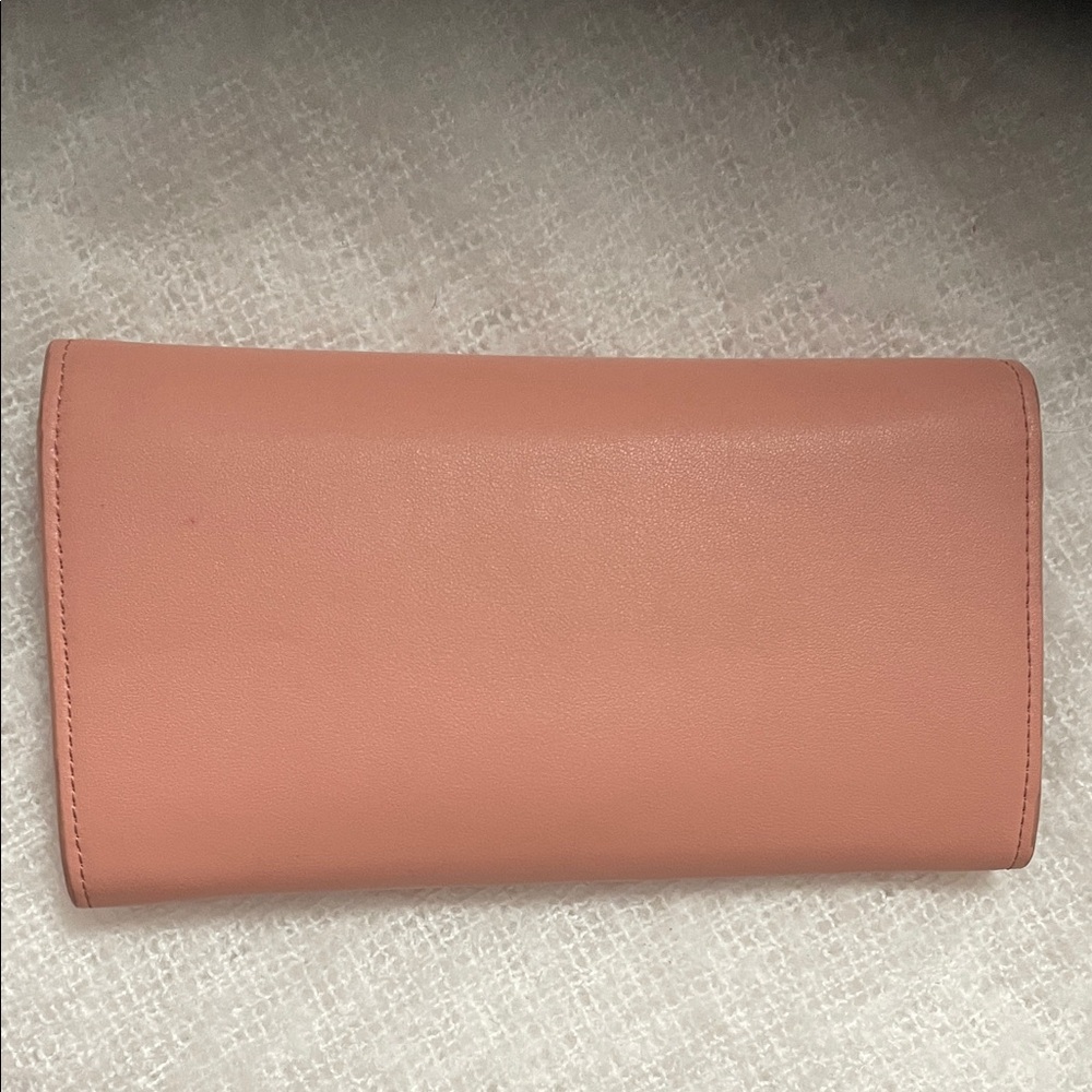 Celine Blush Leather Wallet with Gold Accent - Picture 8 of 8